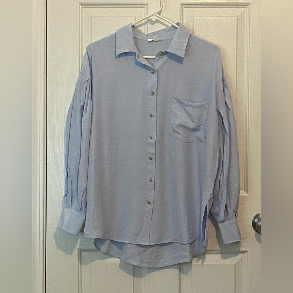 Blu Pepper dressy blouse size S
